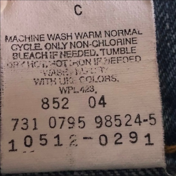 Vintage Levi's 512 High Rise Mom Jeans Slim Fit Tapered Leg 9 Long - Picture 5 of 13